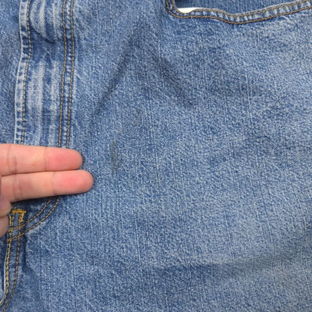Levi's 569 Y2K Denim Shorts Mens W38 Loose Straight Blue Jean Jorts 2005